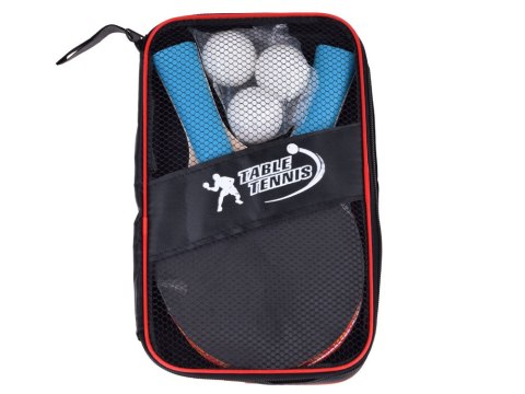 Drewniane paletki do gry w ping-pong + 3 piłeczki Tenis stołowy SP0768