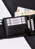 Duży pojemny portfel męski ze skóry naturalnej R-N992L-PDM-3272 BLA
