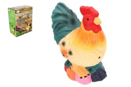 Figura ceramiczna kura 19 x 12 x 24,5cm czujnik ruchu