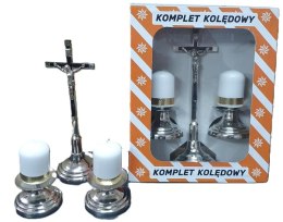 Komplet kolędowy zestaw + świeczki
