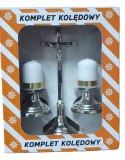 Komplet kolędowy zestaw + świeczki