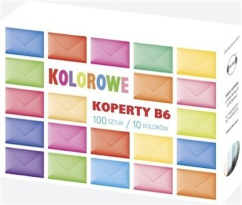 Koperty kolorowe 176 x 125 mm 100szt. 83-23