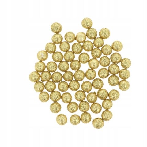 Kuleczki styropianowe brokatowe dekoracyjne ozdobne kulki PID1759