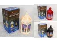 Lampion latarenka świąteczna led 32 x 14,5 cm mix kolor SMU-119