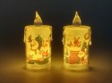 Lampka led 6cm z motywem świątecznym 24 x 16 x 8cm