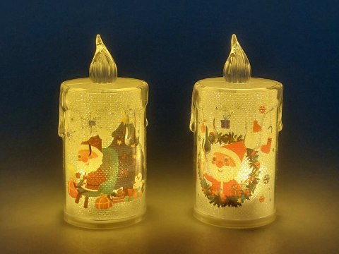 Lampka led 6cm z motywem świątecznym 24 x 16 x 8cm