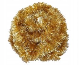 Łańcuch choinkowy FI-70 złoty z końcówką srebrną 6m