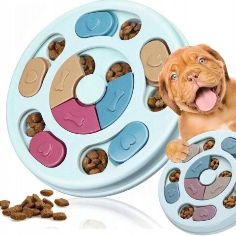 Miska edukacyjna dla psa kota spowalniająca jedzenie gra interaktywna PID0684