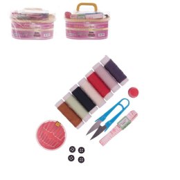 Nici krawieckie kolorowe + akcesoria w pojemniku. CHSO11310