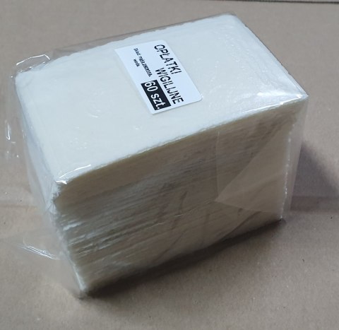 Opłatki Wigilijne 10 x 6 cm - 60 szt