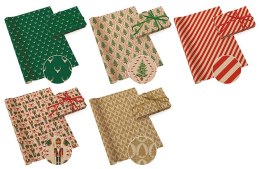 Papier 2m 50 arkuszy - S-37 Christmas Color Kraft