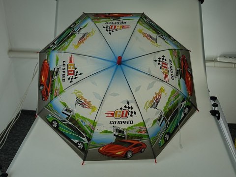 Parasolka chłopięca auta wyścigowe