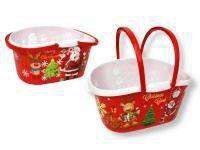 Pojemnik świąteczny wiaderko 22 x 15 x 12 cm mix AFX-50503