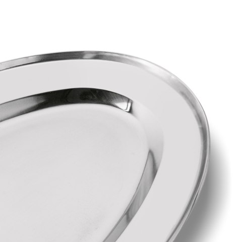 Półmisek metalowy 25 cm owalny