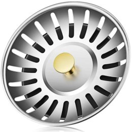 Sitko do zlewu metalowe 7,8cm korek zlewozmywaka duże | XJ5031