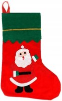 Skarpeta na prezenty świąteczna na kominek skarpety Św. Mikołaja mix PID1293