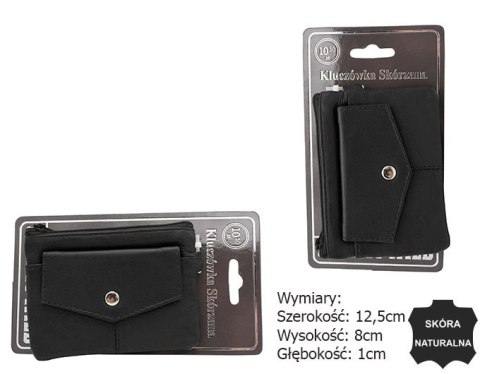 Skórzane etui na klucze KC-01-PDM Black