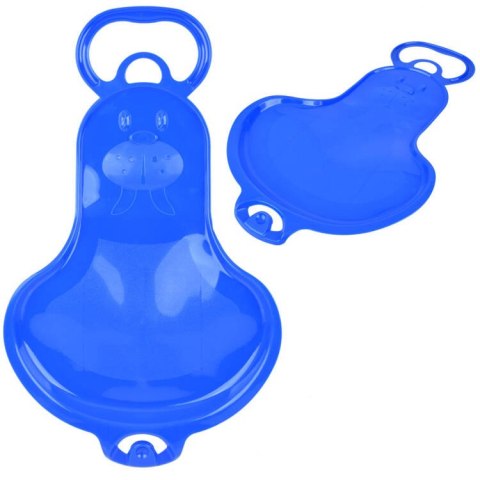 Ślizgawka jabłuszko duży wygodny plastikowy ślizg zabawa na śniegu SP0808