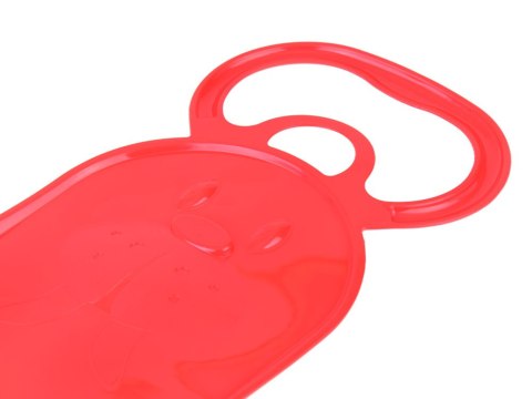 Ślizgawka jabłuszko duży wygodny plastikowy ślizg zabawa na śniegu SP0808