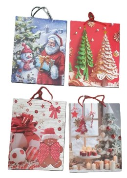 Torebka prezentowa 12szt. 31 x 40 cm BOŻE NARODZENIE