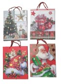 Torebka prezentowa 12szt. 31 x 40 cm BOŻE NARODZENIE