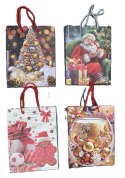 Torebki papierowe 12szt. 23 x 18 cm BOŻE NARODZENIE