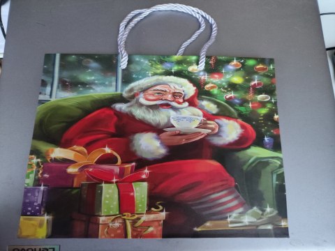 Torebki papierowe 12szt. 23 x 18 cm BOŻE NARODZENIE