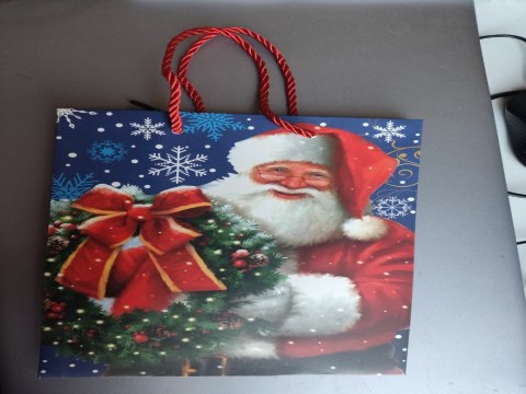 Torebki papierowe 12szt. 23 x 18 cm BOŻE NARODZENIE