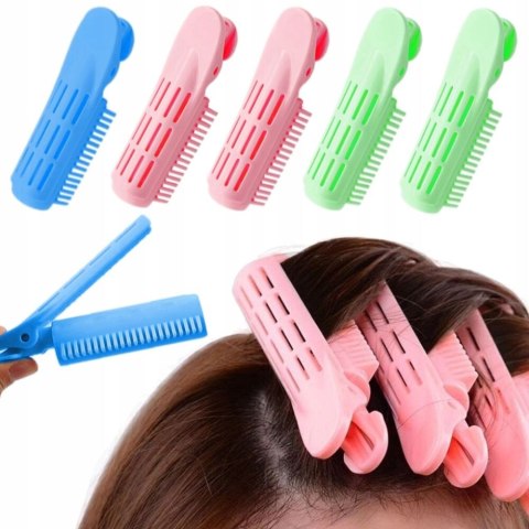 Wałki do włosów unoszące włosy u nasady klipsy spinki wałek kpl.5szt. PID1145