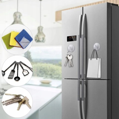 Wieszak samoprzylepny z przyssawką haczyk wieszaki 12 szt. PID1004