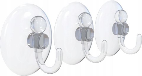 Wieszak samoprzylepny z przyssawką haczyk wieszaki 12 szt. PID1004