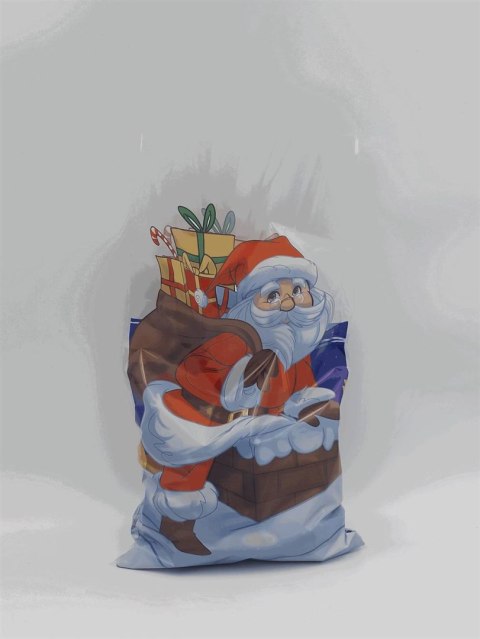 Worek 50szt. opakowanie ozdobne 20 x 35cm gwiazdki BOŻE NARODZENIE