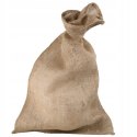 Worek woreczek jutowy dekoracyjny na prezenty kolor naturalny eko 17 x 22cm