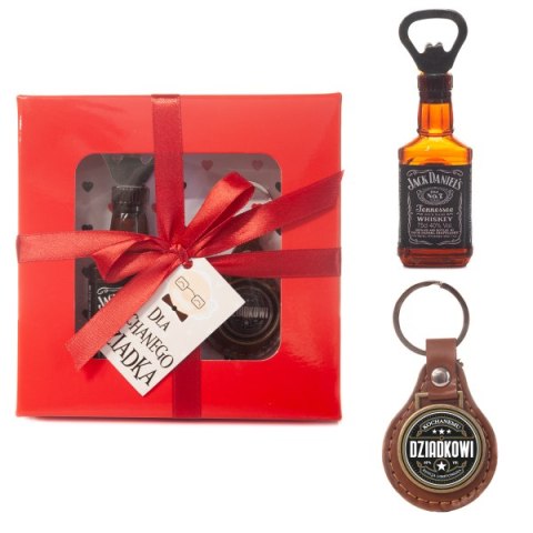 Zestaw dla Dziadka w ozdobnym opakowaniu - otwieracz + brelok