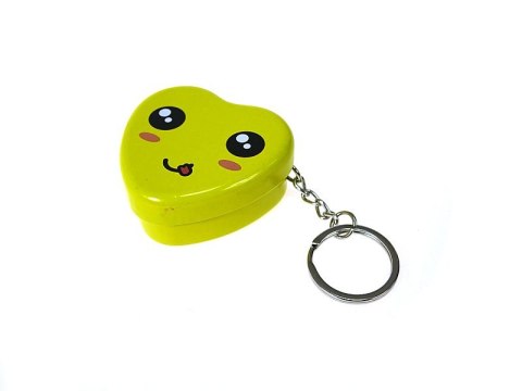 Brelok serce - pudełeczko metalowe 4,5 x 4cm