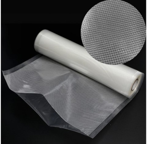 Folia moletowana w rękawie do zgrzewarki próżniowej 28x600cm