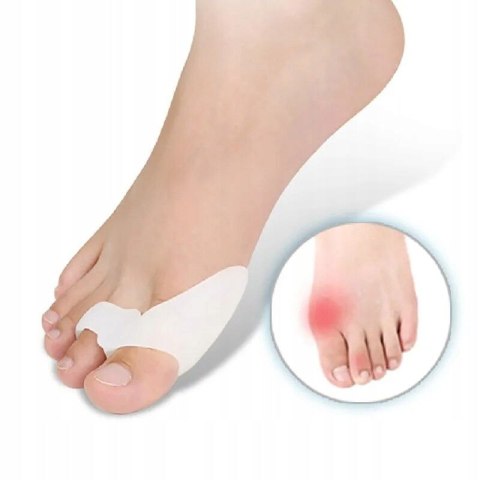 Osłona na haluksy silikonowa żelowy separator z klinem i osłoną 2szt. PID0541