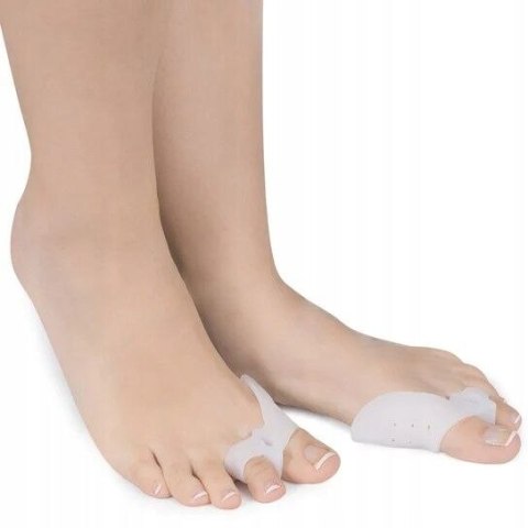 Osłona na haluksy silikonowa żelowy separator z klinem i osłoną 2szt. PID0541