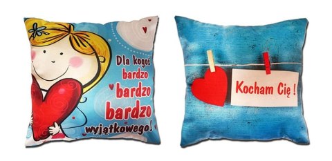 Poduszka 35x35 cm Dla kogoś bardzo bardzo bardzo wyjątkowego!