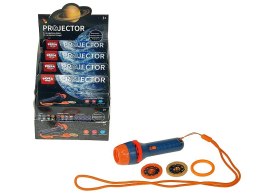 Projektor - latarka 11,5 x 4cm 13,5 x 8cm 3 wymienne nakładki z obrazkami - kosmos