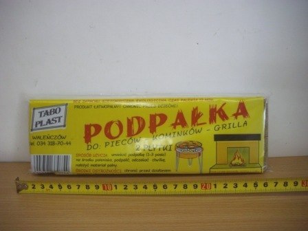 Rozpałka podpałka do grilla 2-płytki