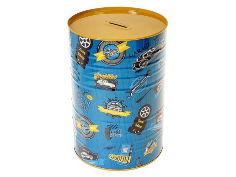 Skarbonka duża metalowa puszka 22 x 15cm