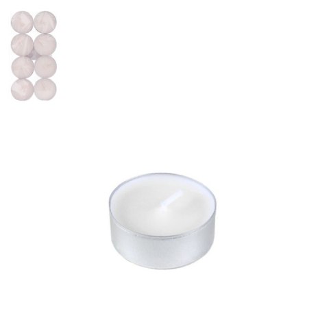 Świeczki tealight podgrzewacz białe opak. 8 szt.