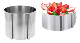 Tortownica forma rant do tortu regulowany 15,5-30 cm wysokość 12 cm NT6778