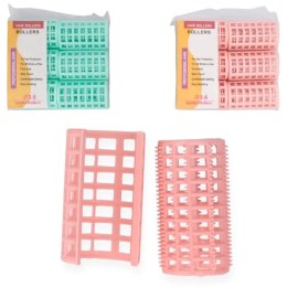 Wałki do włosów zatrzaskowe 6szt. śr.3,6cm.