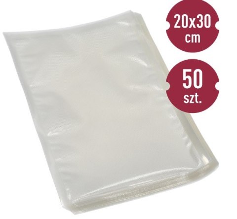 Worki moletowane do zgrzewarki próżniowej 20x30 cm 50szt. | 320633