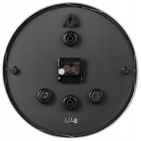 Zegar ścienny na ścianę WASHINGTON czarny EHC008K