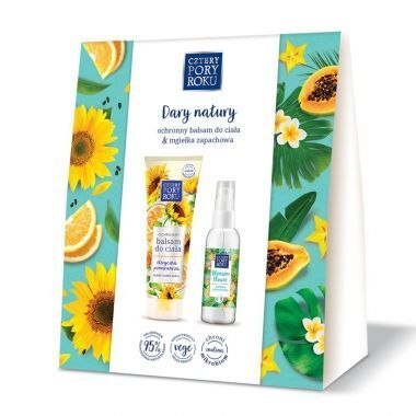 Zestaw kosmetyczny Cztery Pory Roku Dary Natury (balsam do ciała 250 ml+mgiełka zapachowa 100 ml)