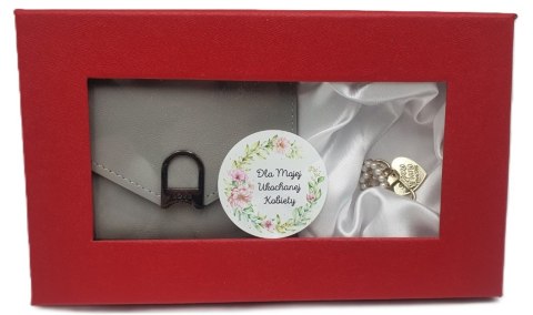 Zestaw prezentowy portfel i brelok Dla Mojej Kochanej Kobiety