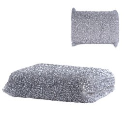 Zmywak czyścik do naczyń teflonowych srebrny 2656